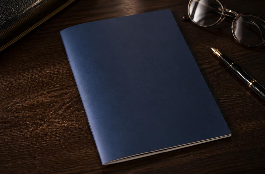 BM Wealth Client Investing Guide on a desk with glasses and a pen
